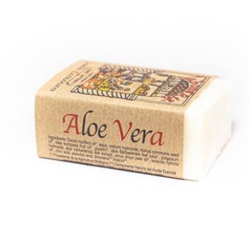 jabón artesanal de aloe vera