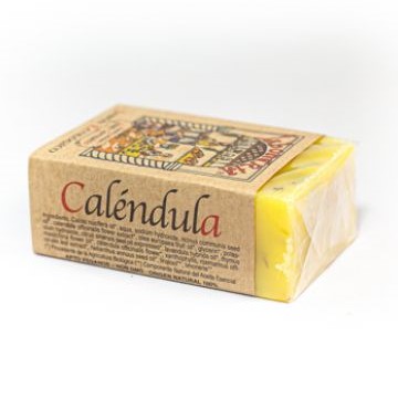 jabon artesanal ecologico de calendula yerbas vivas 100gr